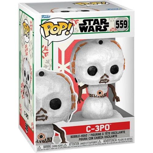 Star Wars Holiday C-3PO Snowman Pop! Vinyl Figure #559