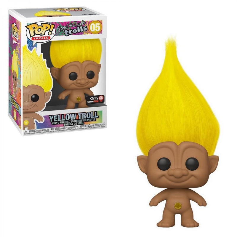 Good Luck Trolls - Yellow Troll Exclusive (VAULTED) #05
