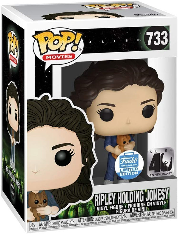 Alien - Ripley Holding Jonesy - Funko Limited Edition Exclusive 40th Anniversary #733 (VAULTED)