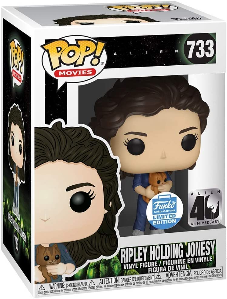 Alien - Ripley Holding Jonesy - Funko Limited Edition Exclusive 40th Anniversary #733 (VAULTED)
