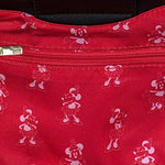 Loungefly Disney Minnie Mouse Quilted Bow Head Large Crossbody Bag