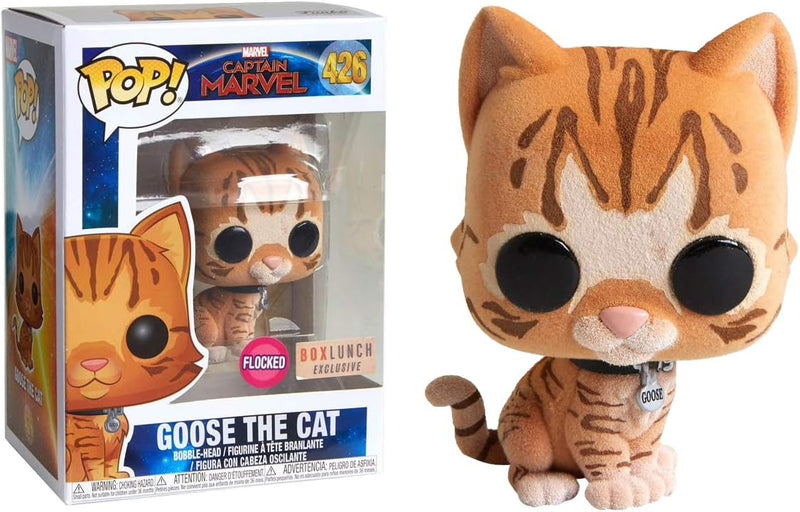 Marvel Captain Marvel - Goose the Cat (Flocked) Exclusive #426 (VAULTED)