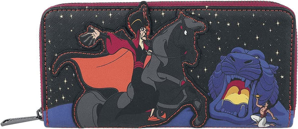 Loungefly Disney Villains Aladdin Jafar Scene Ziparound Wallet