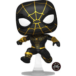 Spider-Man: No Way Home Unmasked Spider-Man Black Suit Pop! Vinyl Figure - AAA Anime Exclusive (CHASE) #1073