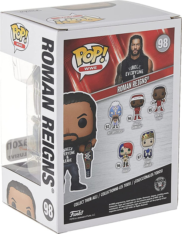 WWE: Roman Reigns with Title, Wreck Everyone and Leave, Amazon Exclusive Vinyl Figure #98