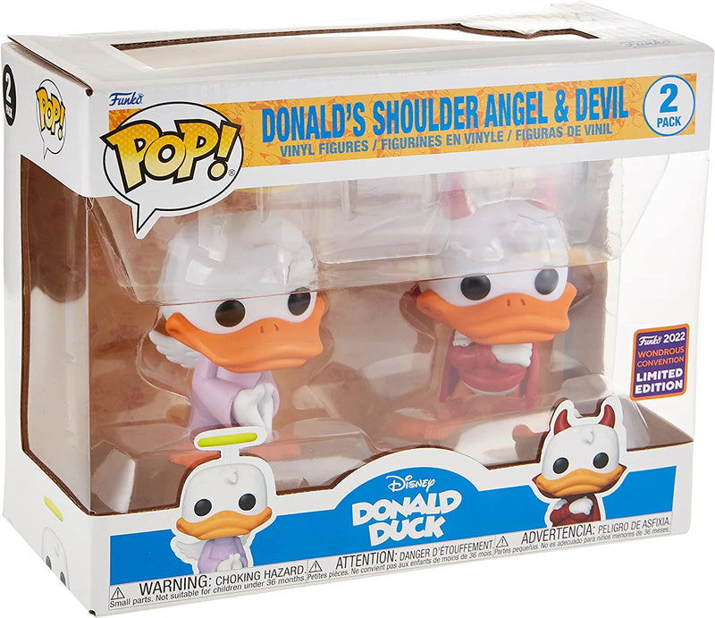 Donald Duck: Donald's Shoulder Angel & Devil Exclusive Vinyl Figure 2-Pack