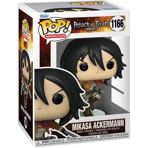 Attack on Titan Mikasa Ackermann with Swords Pop! Vinyl Figure #1166