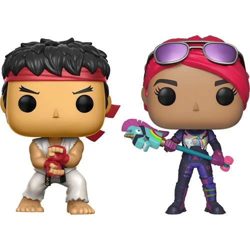 Fortnite x Street Fighter Ryu and Brite Bomber Pop! Vinyl Figure 2-Pack
