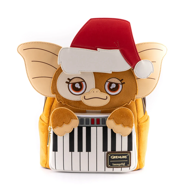 Loungefly Gremlins Gizmo Holiday Cosplay w/ Removable Hat Mini Backpack
