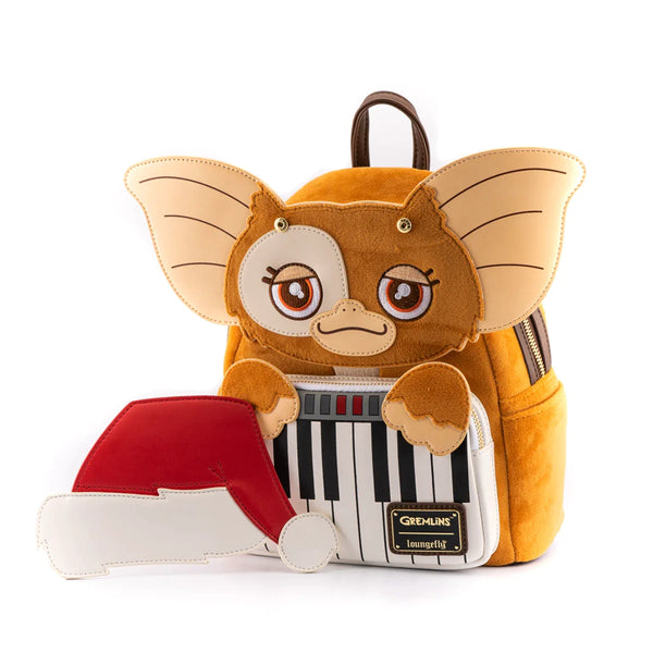 Loungefly Gremlins Gizmo Holiday Cosplay w/ Removable Hat Mini Backpack