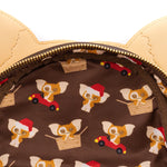 Loungefly Gremlins Gizmo Holiday Cosplay w/ Removable Hat Mini Backpack