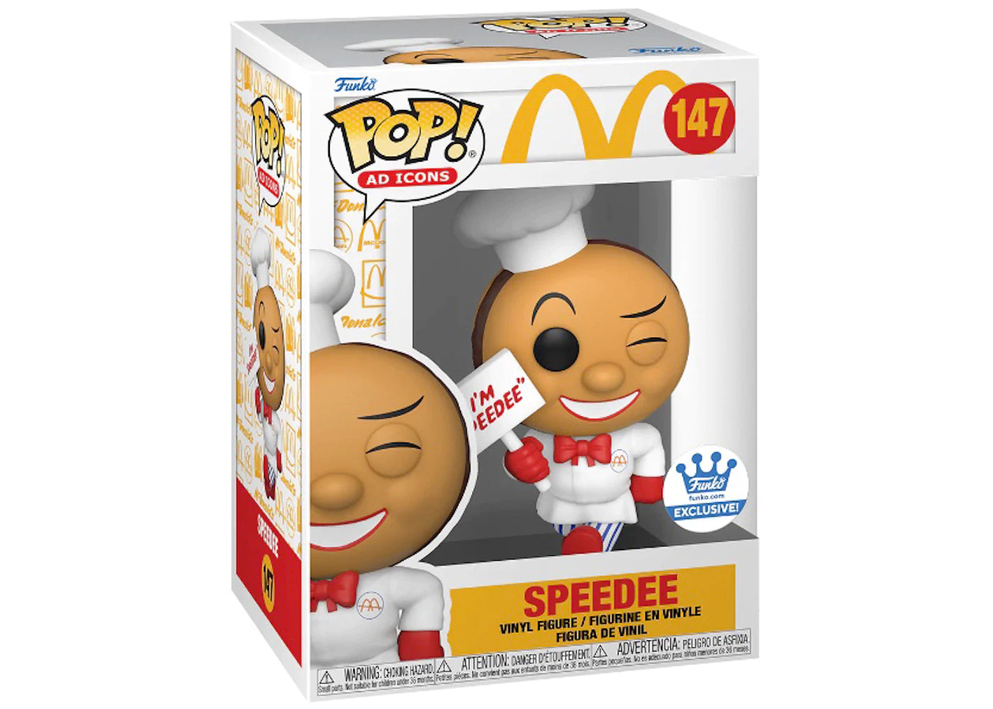 McDonalds Speedee Exclusive 147 PeteZ PopZ