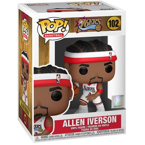 NBA: Legends Allen Iverson (Sixers Home) Pop! Vinyl Figure #102