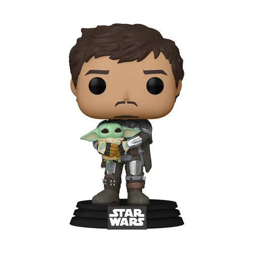 Star Wars: The Mandalorian Mando Holding Child Pop! Vinyl Figure #461