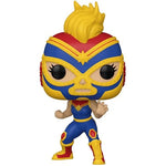 Marvel Luchadores La Estrella Cosmica Captain Marvel Pop! Vinyl Figure #710