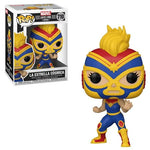 Marvel Luchadores La Estrella Cosmica Captain Marvel Pop! Vinyl Figure #710