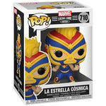 Marvel Luchadores La Estrella Cosmica Captain Marvel Pop! Vinyl Figure #710