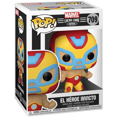 Marvel Luchadores El Heroe Iron Man Pop! Vinyl Figure #709