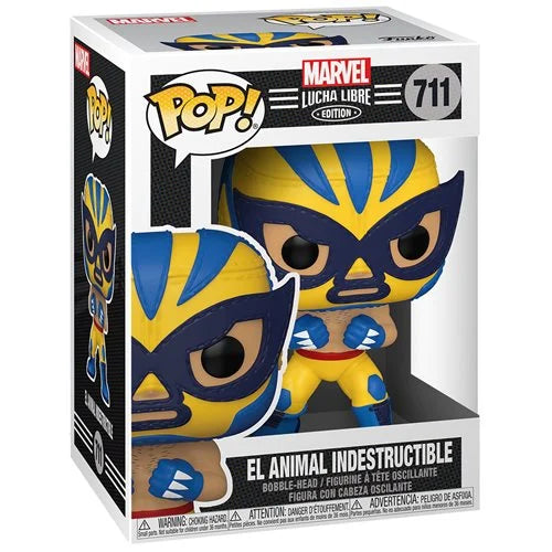 Marvel Luchadores El Animal Indestructible Wolverine Pop! Vinyl Figure #711