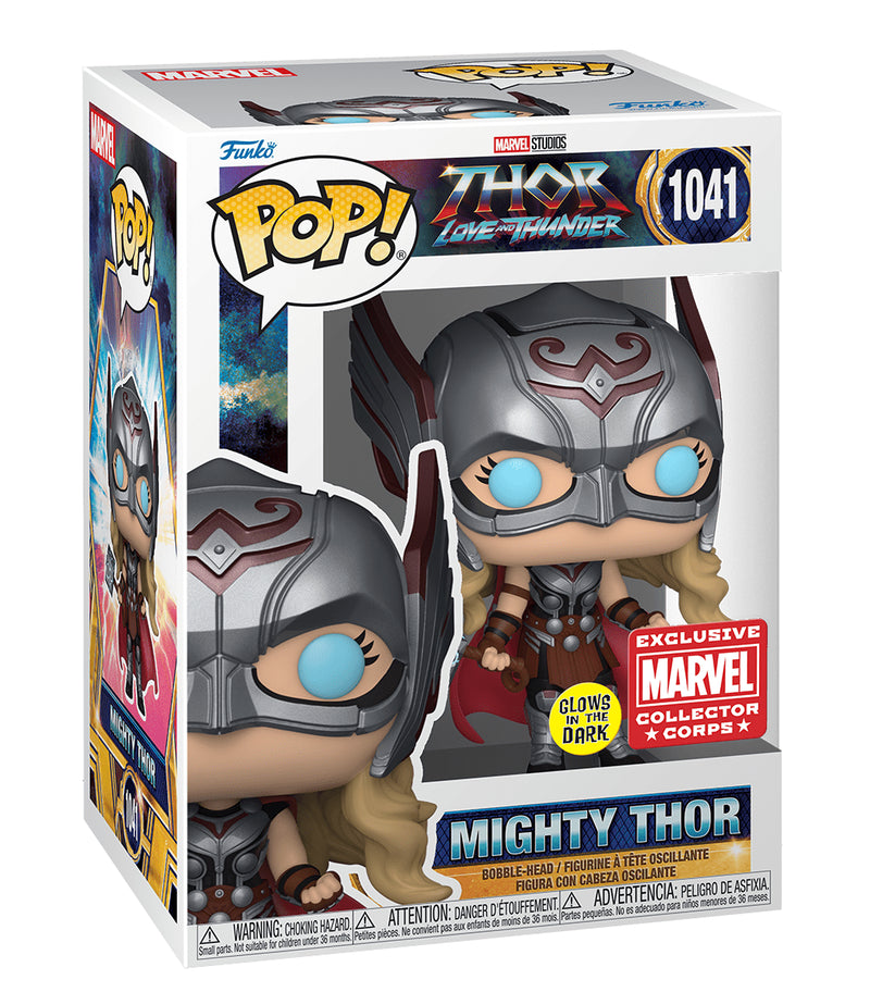 Marvel Thor Love & Thunder - Mighty Thor (Collector Corps) Glows in the Dark #1041
