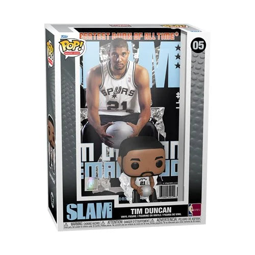 NBA SLAM Tim Duncan Pop! Cover Figure with Case