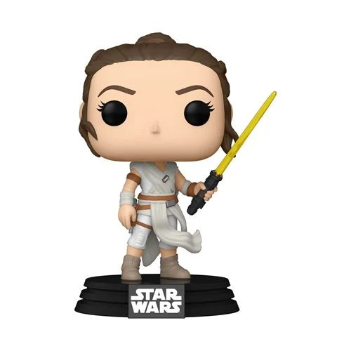 Star Wars: The Rise of Skywalker Rey with Yellow Saber Pop! Vinyl Figure #432