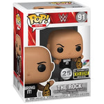 WWE The Rock with Championship Belt Pop! Vinyl Figure - EE Exclusive #91