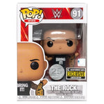WWE The Rock with Championship Belt Pop! Vinyl Figure - EE Exclusive #91
