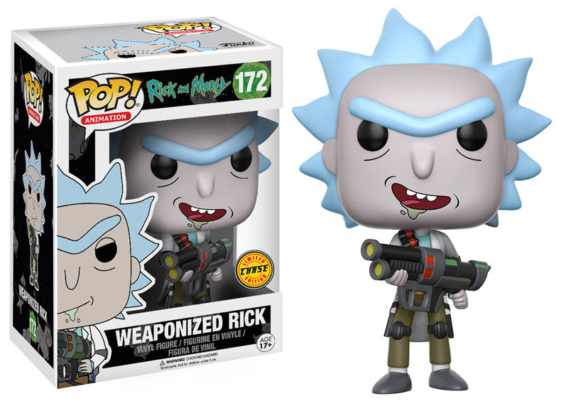 Rick and Morty Weaponized Rick Pop! (Chase) Vinyl Figure #172