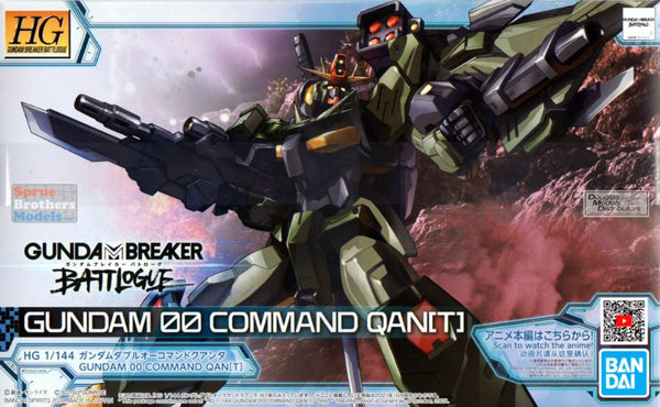 Bandai HG Gundam 00 Command Qan[T] Battlogue Model Kit