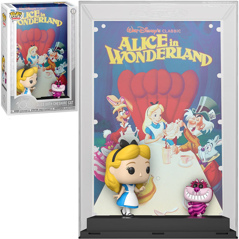 Disney 100 Alice in Wonderland Alice with Cheshire Cat Pop! Movie Poster #11