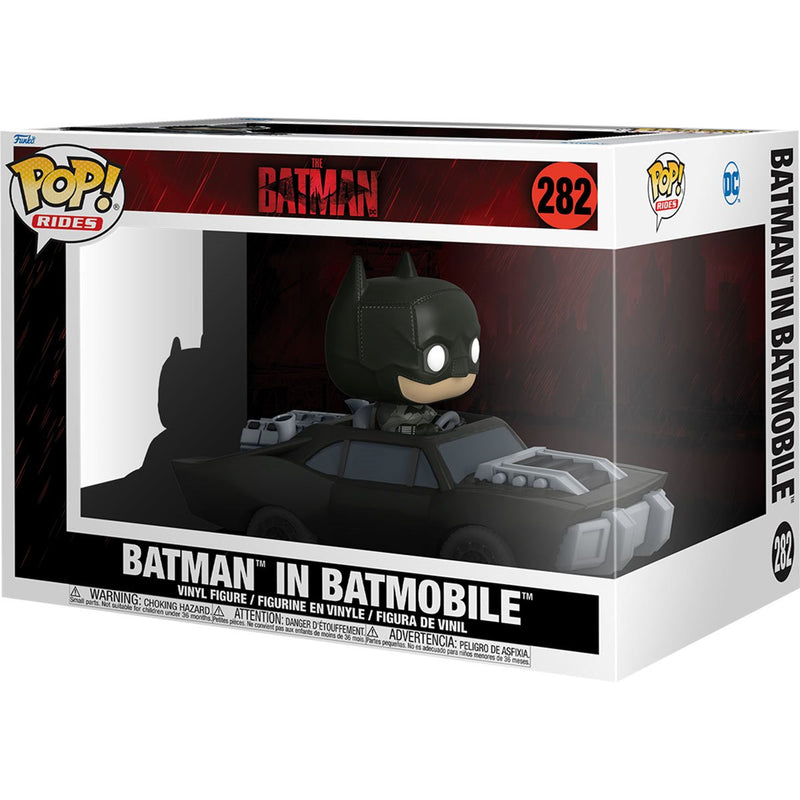 The Batman in Batmobile Super Deluxe Pop! Vinyl Vehicle #282