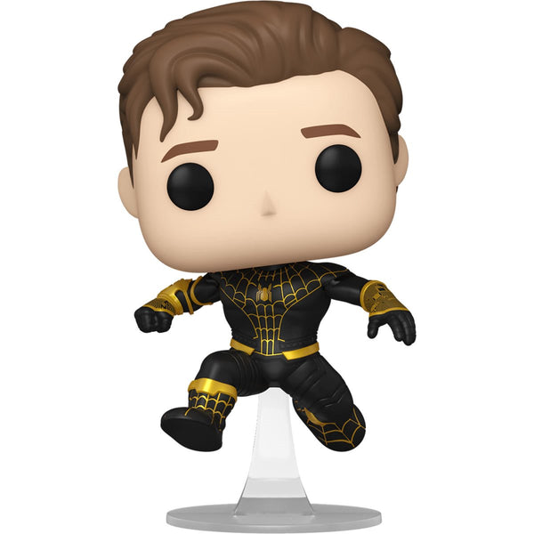 Marvel - Spider-Man: No Way Home Unmasked Spider-Man Black Suit Pop! Vinyl Figure - AAA Anime Exclusive #1073