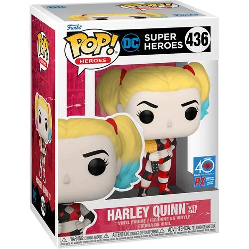 DC Comics Harley Quinn with Belt Pop! Vinyl Figure - Previews Exclusive #436