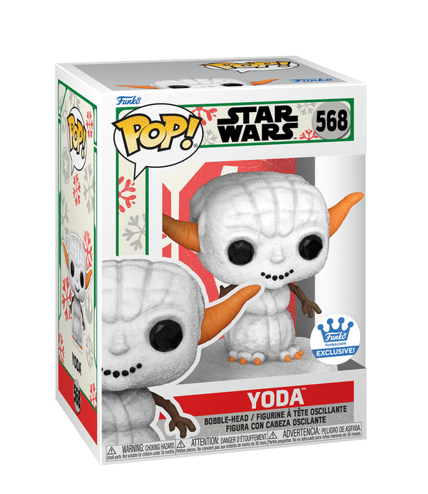 Star Wars Snowman Yoda Pop! Vinyl Bobblehead #568