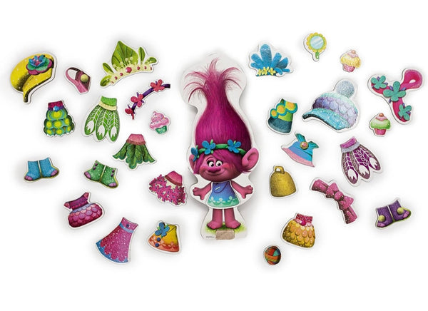 Trolls 75 Piece Magnetic Dress Up