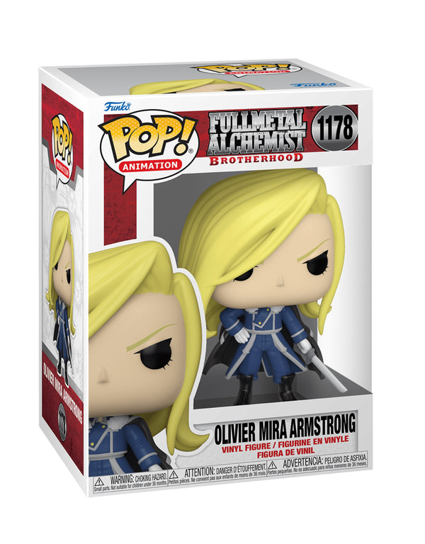 Fullmetal Alchemist Brotherhood Olivier Mira Armstrong Pop! Vinyl Figure