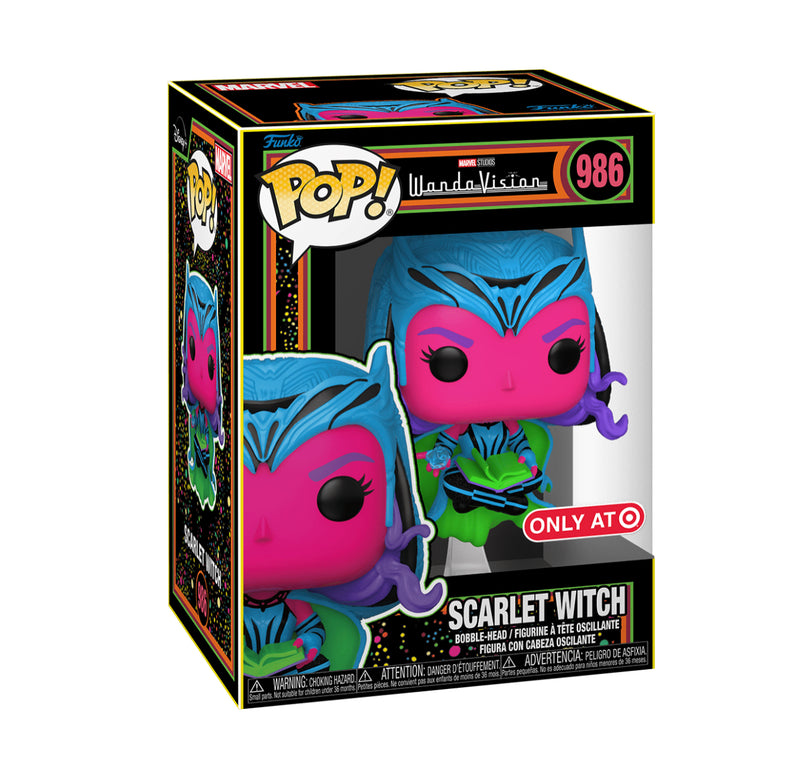 Avengers Endgame Black Light Scarlet Witch #986