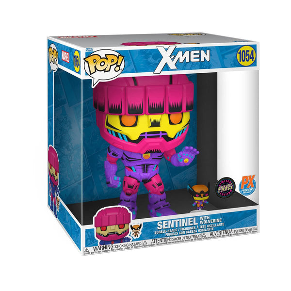 X-Men Sentinel with Wolverine 10-inch Pop! Vinyl Figure PX Exclusive (CHASE) #1054