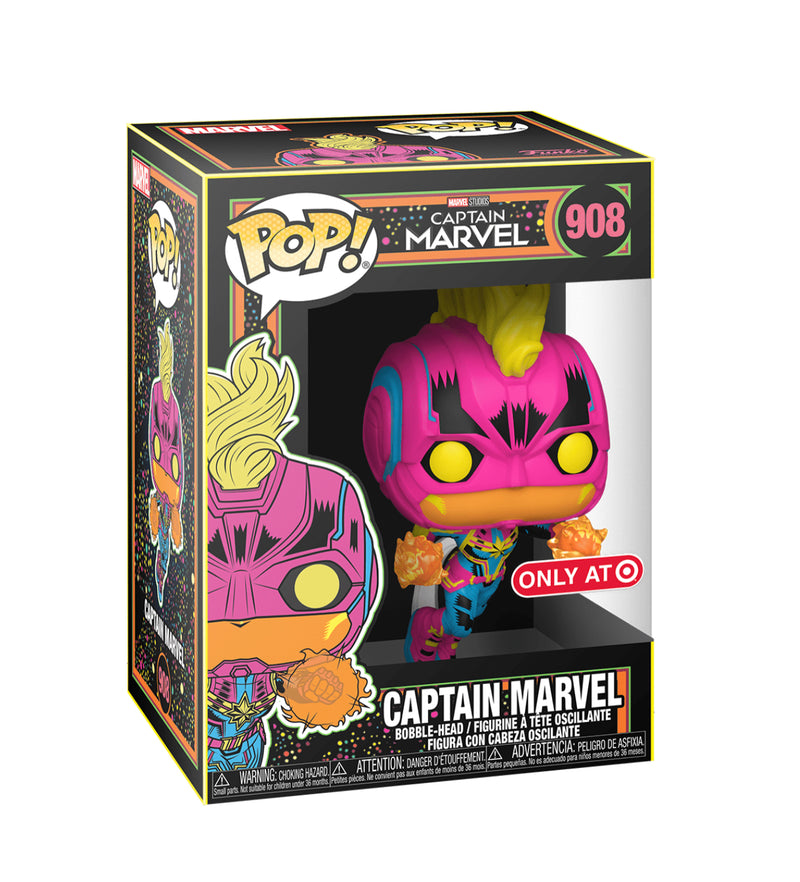 Avengers Endgame Black Light Captain Marvel #908