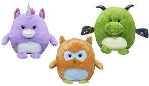14" Hug me Light Up Stuffed Animal Plush Orange Owl