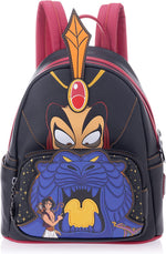 Loungefly Disney Jafar Villains Scene Double Strap Shoulder Bag Purse