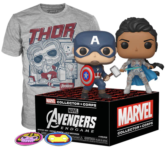 Marvel Collector Corps Avengers Engame Funko Mystery Box