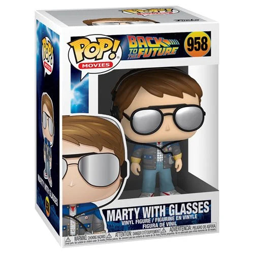 Back to the Future Marty with Glasses Pop! Vinyl Figure