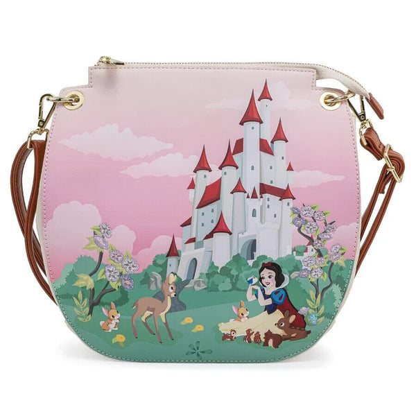 LOUNGEFLY DISNEY SNOW WHITE CASTLE SERIES CROSS BODY BAG