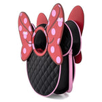 Loungefly Disney Minnie Mouse Quilted Bow Head Large Crossbody Bag