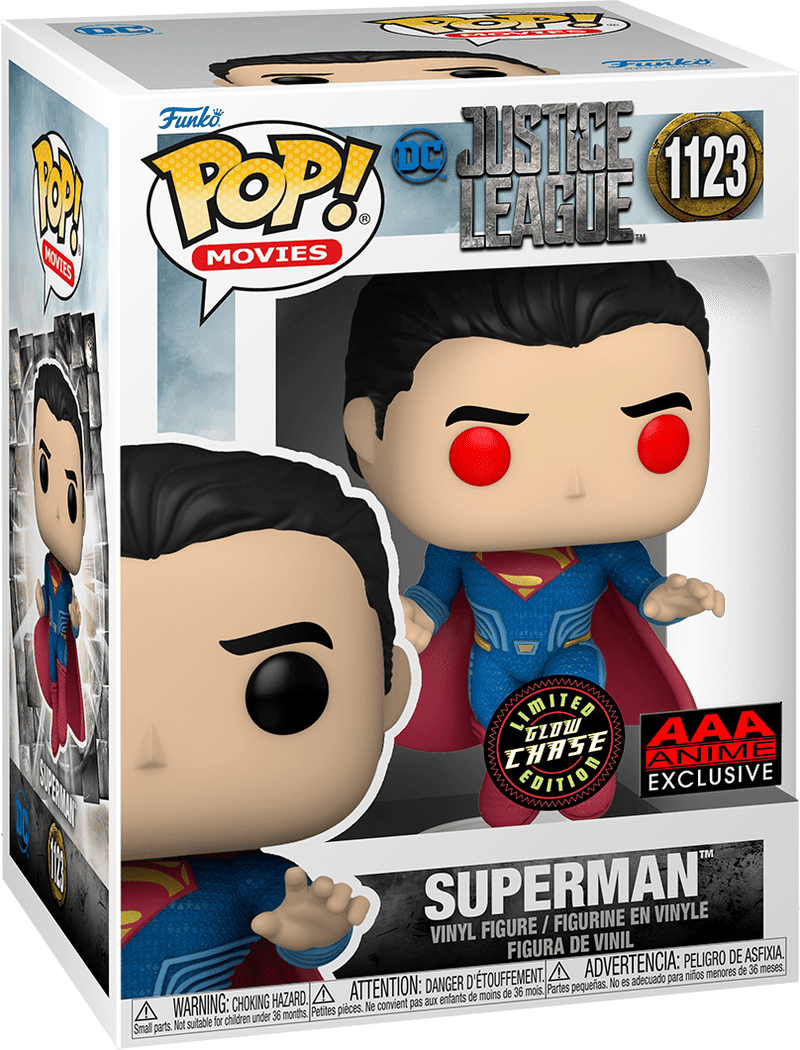 CHASE DC Justice League - Superman Glow in the Dark - AAA Exclusive #1123
