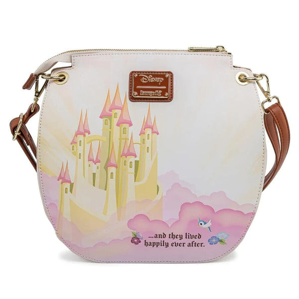 LOUNGEFLY DISNEY SNOW WHITE CASTLE SERIES CROSS BODY BAG