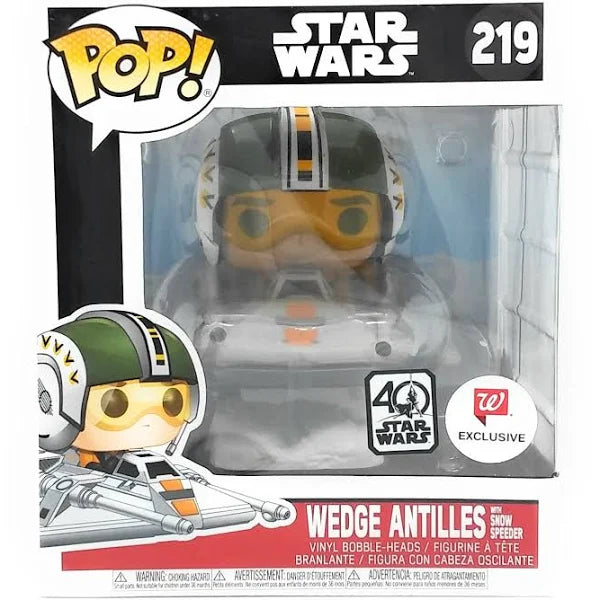 Star Wars - Wedge Antilles w/Snow Speeder - 40 Year Anniversary (Exclusive) #219