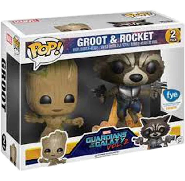 Marvel Guardians of the Galaxy Vol. 2 - Groot & Rocket (FYE Exclusive) (2 pack) (VAULTED)